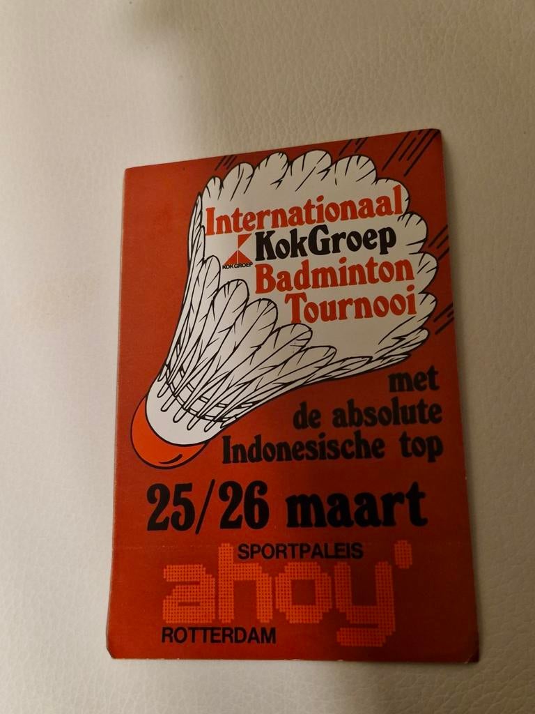 5232 Sticker Internationale Kok Groep Badminton Tournooi, Ophalen of Verzenden
