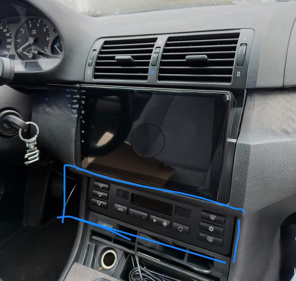 BMW e46 kachelbediening verplaatsen, Verzenden, Nieuw