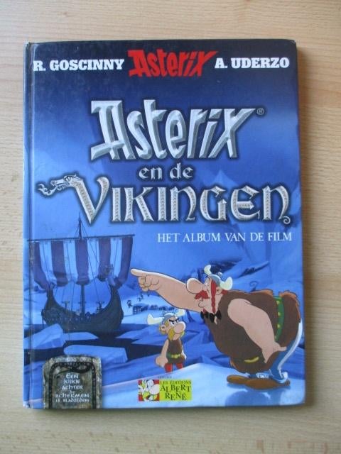 Asterix boek Asterix en de Vikingen - album van de film, Eén stripboek, Ophalen of Verzenden, Gelezen