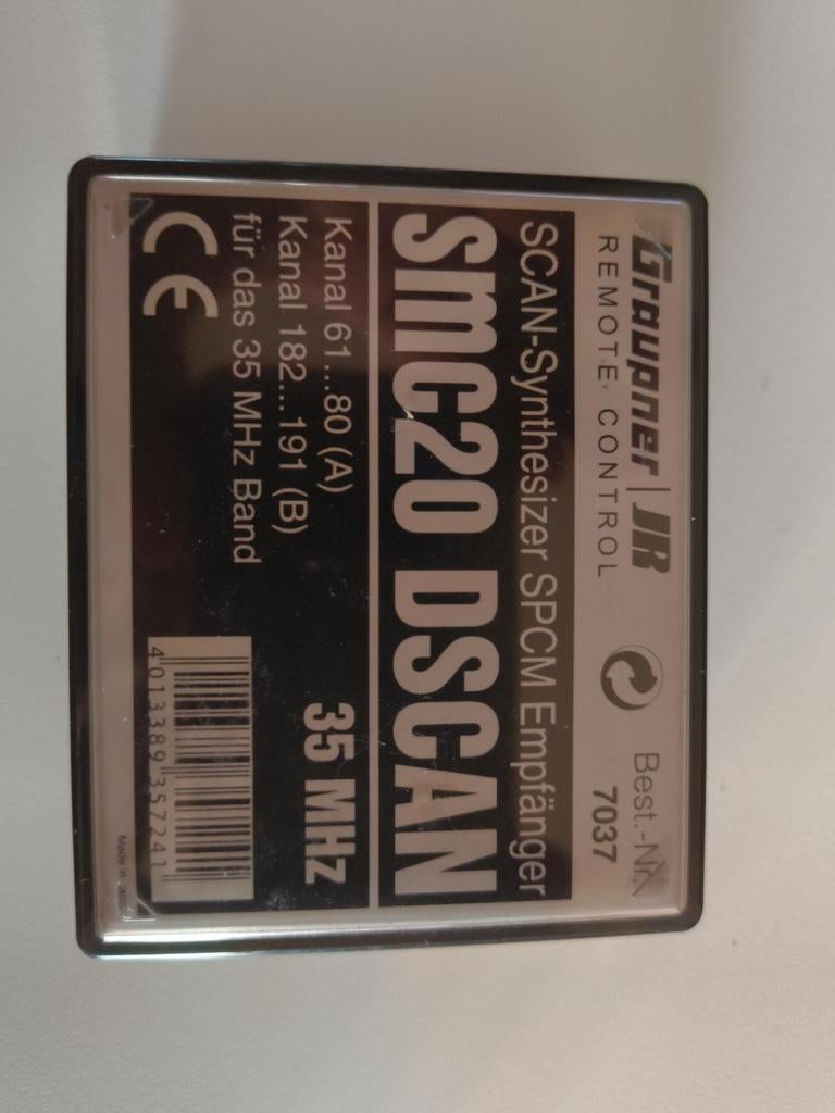 Graupner SMC20 DSCAN 35MHz ontvanger, Ophalen of Verzenden, Zo goed als nieuw