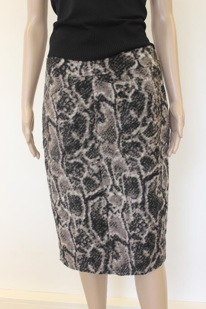 Seda Fashion dierenprint wollen rokje maat 36, Bruin, ., Ophalen of Verzenden, Zo goed als nieuw