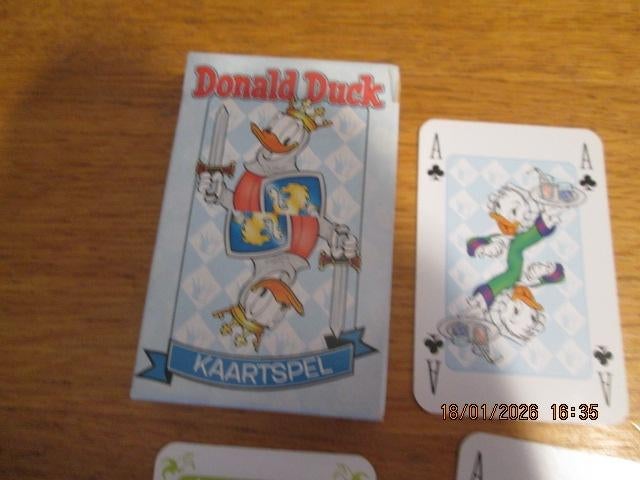 Donald Duck kaartspel  Copyr. 2016 Disney, Ophalen of Verzenden, Zo goed als nieuw, Film, Overige typen