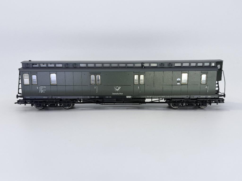 Fleischmann 5788 - 4-assige postwagen van de Deutsche Post, Gelijkstroom, Fleischmann, Wagon, Ophalen of Verzenden