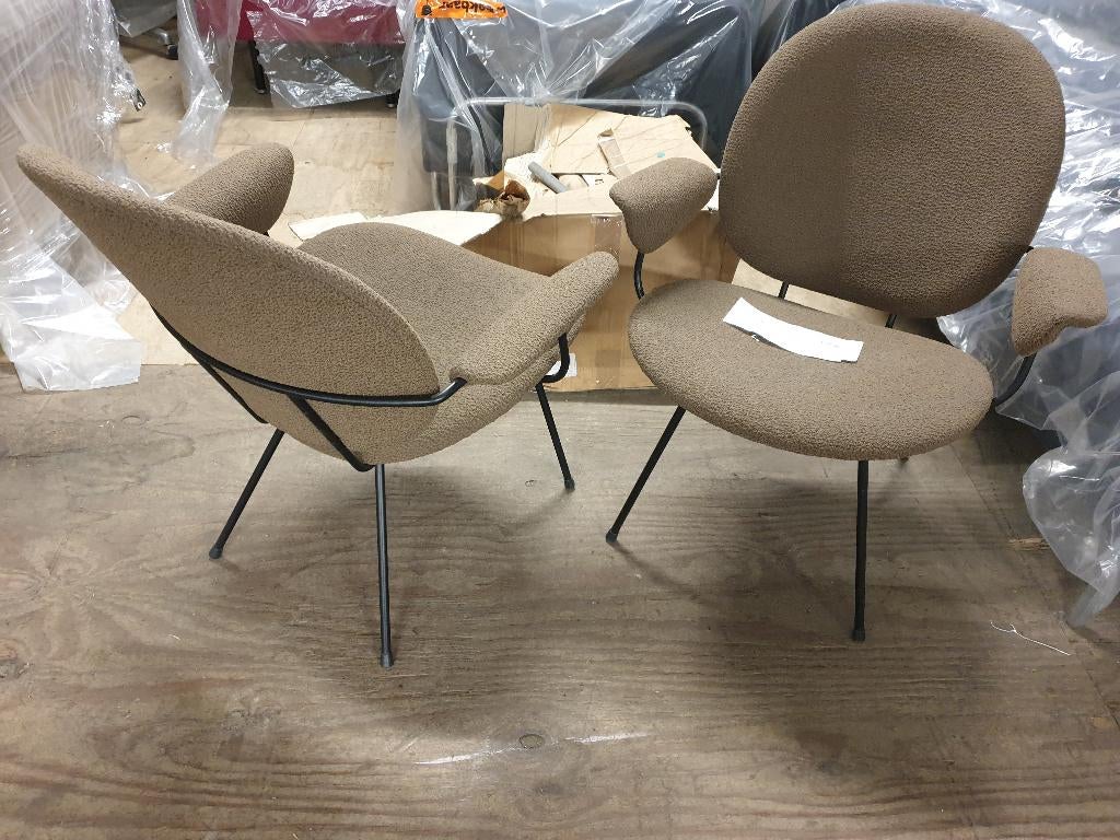Fauteuil WH Gispen Kembo, Ophalen, Gebruikt, Minder dan 75 cm, Vintage