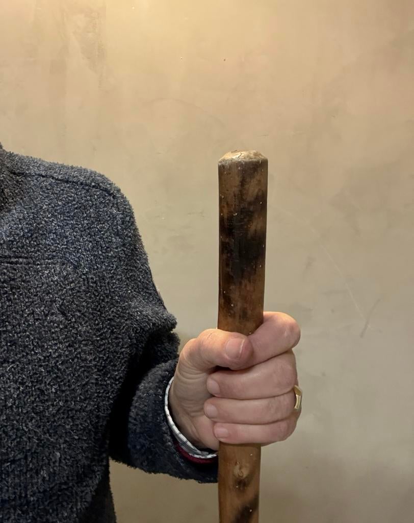 Antieke zwitserse stok herdersstaf, Ophalen, Wandelstok