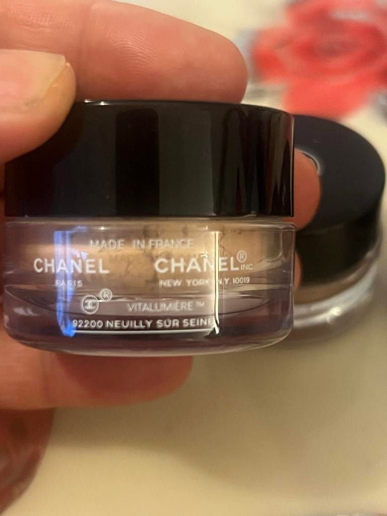 Chanel Oogschaduw en powder foundation, Gebruikt, Overige kleuren, Make-up, Verzenden
