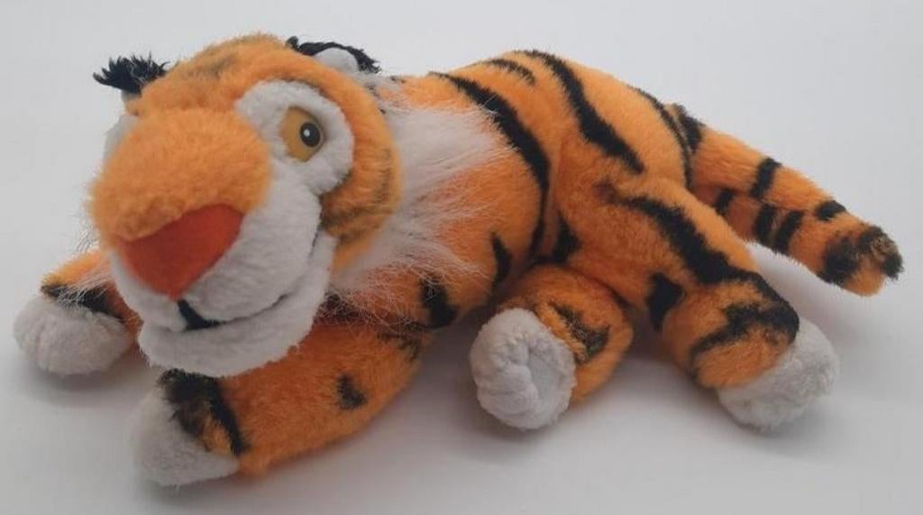 Aladdin's Rajah tijger knuffel Mattel uit 1992, Ophalen of Verzenden, Overige figuren, Nieuw, Knuffel