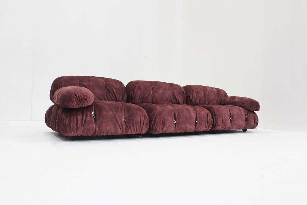 Vintage Camaleonda Sofa Mario Bellini C&B Italia 1970s, Ophalen, Design , vintage, Gebruikt, 100 tot 125 cm