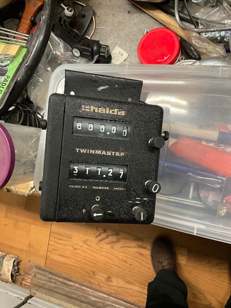 Halda Twinmaster (aluminium), Ophalen of Verzenden, Gebruikt