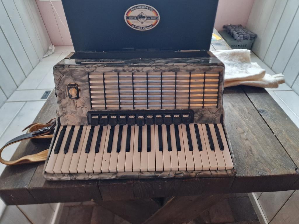 Accordeon weltmeister stella 120 bas, Ophalen of Verzenden, Gebruikt, Weltmeister