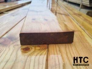 Geïmpregneerde glad geschaafde dikke vlonderplank 34x145mm!