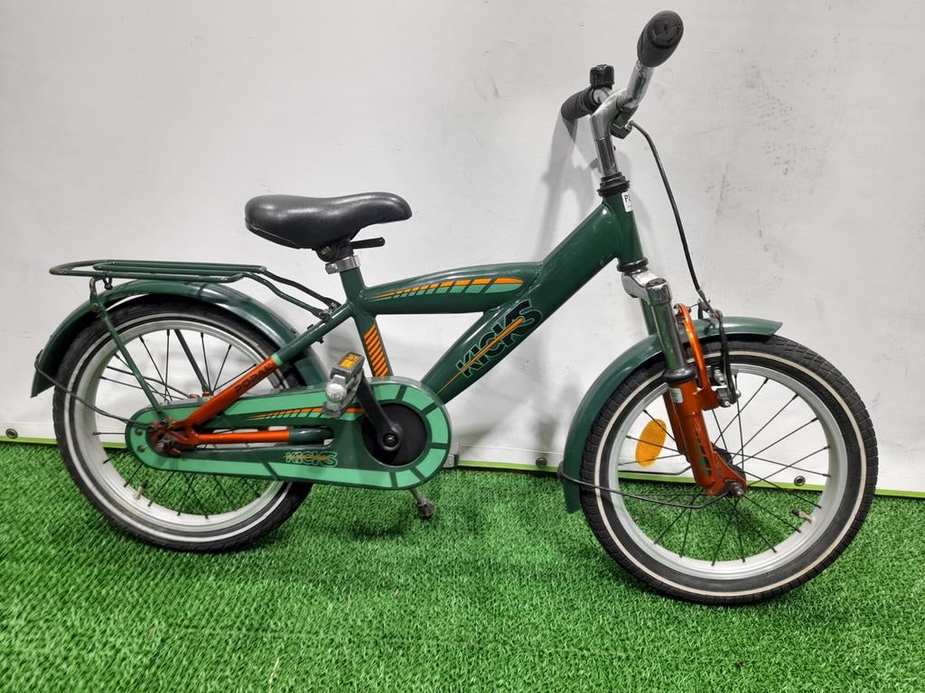 Popal kicks jongens fiets 16 inch, Ophalen, Gebruikt