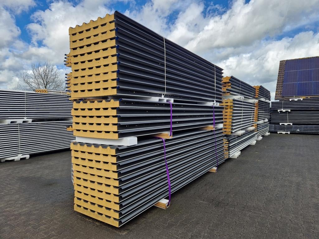 Sandwichpanelen - Dakplaten - Dakpanplaten - Damwand, Doe-het-zelf en Verbouw, Platen en Panelen, Nieuw, Overige materialen, Ophalen of Verzenden
