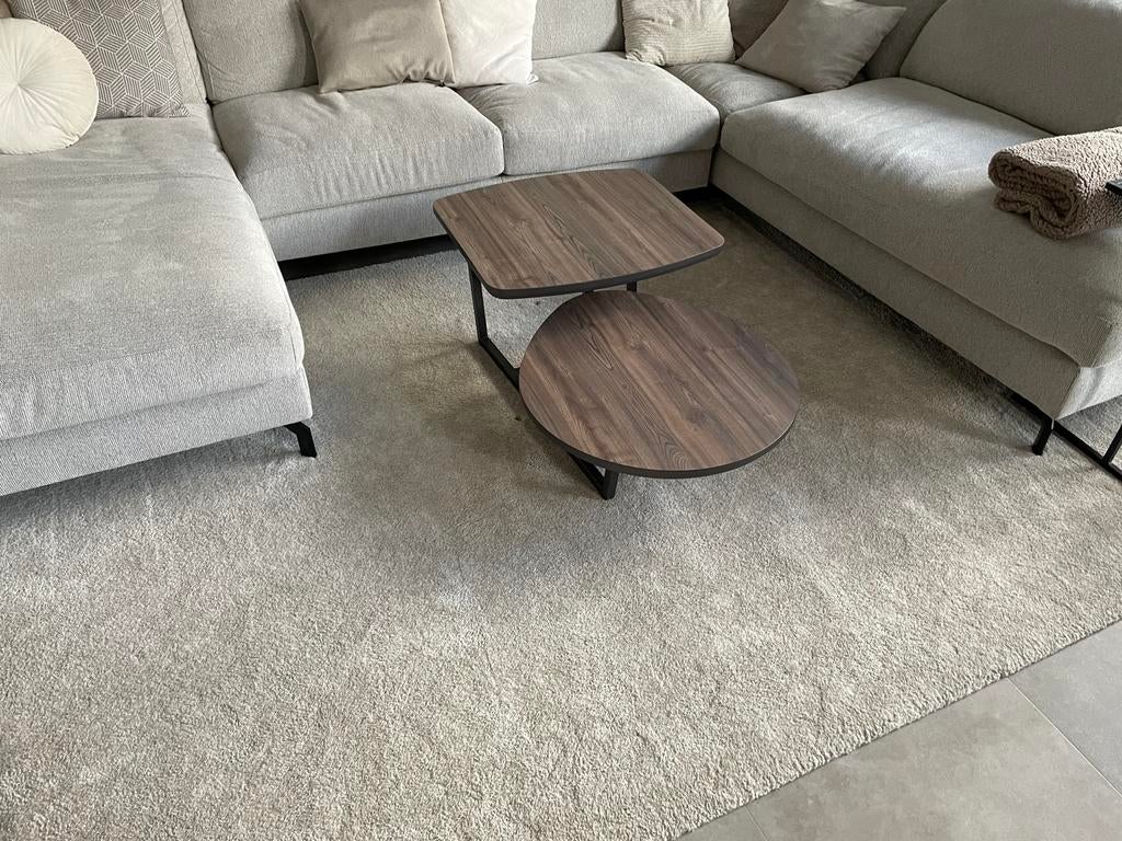 XOOON Salontafel Domani, Kunststof, 100 tot 150 cm, Zo goed als nieuw, Overige vormen