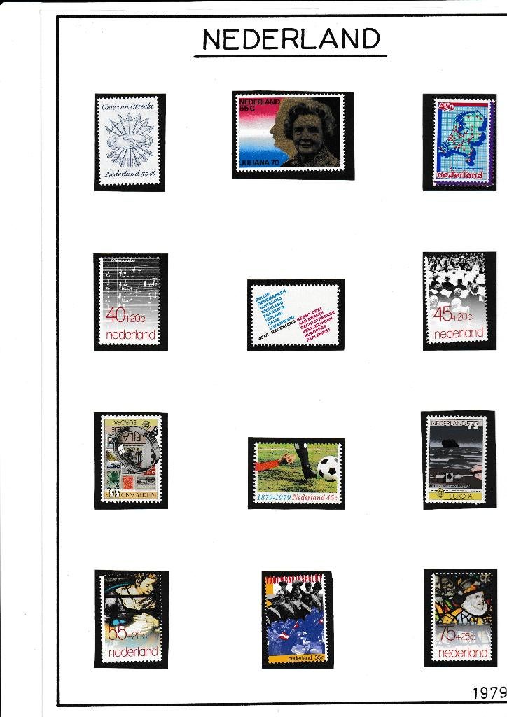 6- jaargang 1979 postfris met vel compleet € 6,85, Ophalen of Verzenden, Postfris