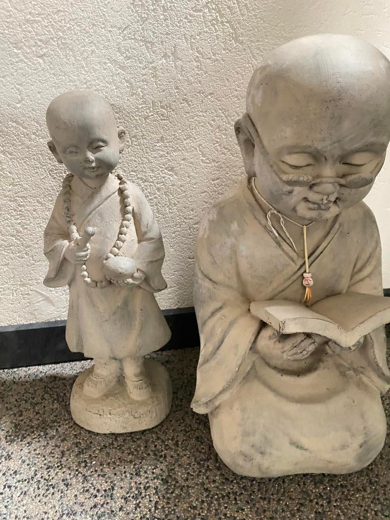 2 boeddha 43 cm hoog, Ophalen of Verzenden, Zo goed als nieuw