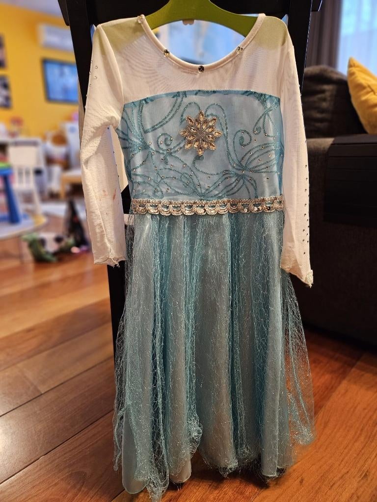 Elsa Frozen Jurk, Ophalen of Verzenden, Gebruikt, Meisje