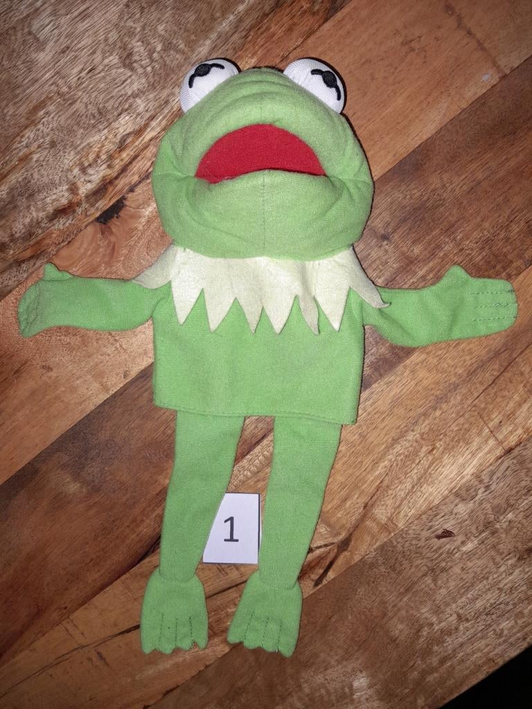 Muppets Handpoppen - Kermit, Gonzo - Vintage, Ophalen of Verzenden, Gebruikt