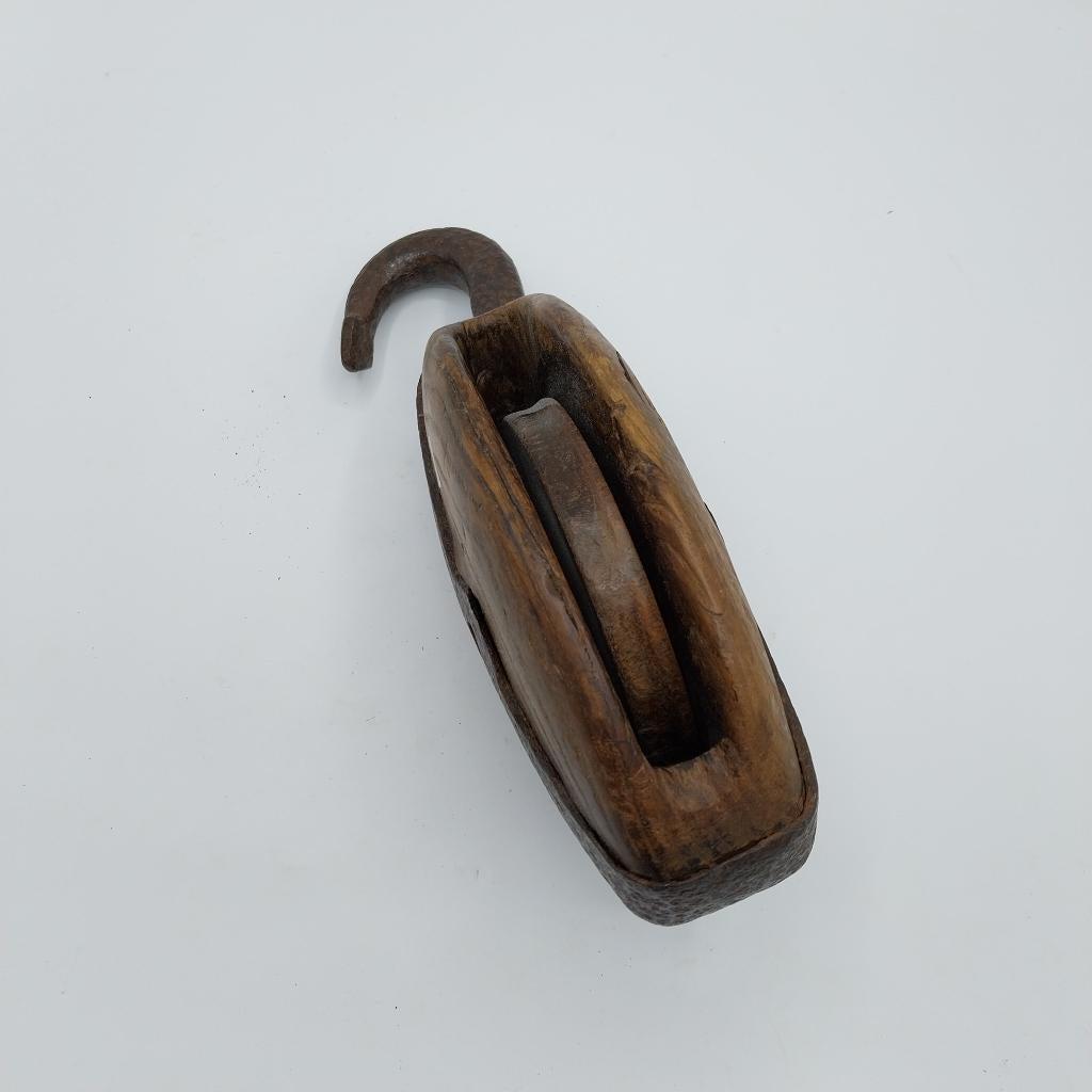 Oude Katrol (57085-46), Antiek en Kunst, Ophalen of Verzenden