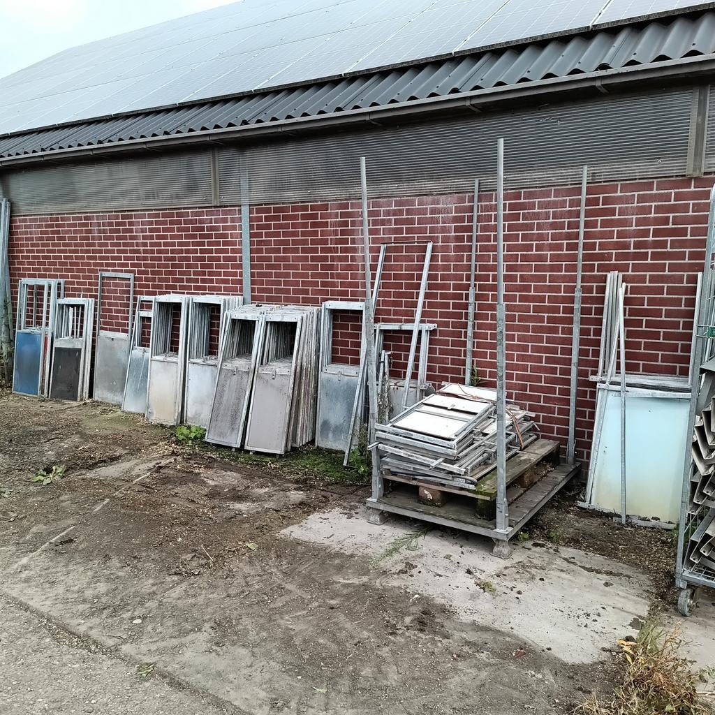 Hondenluik hondenpension binnen-buiten kennel, Ophalen, Hondenkennel, 100 cm of meer, 110 cm of meer