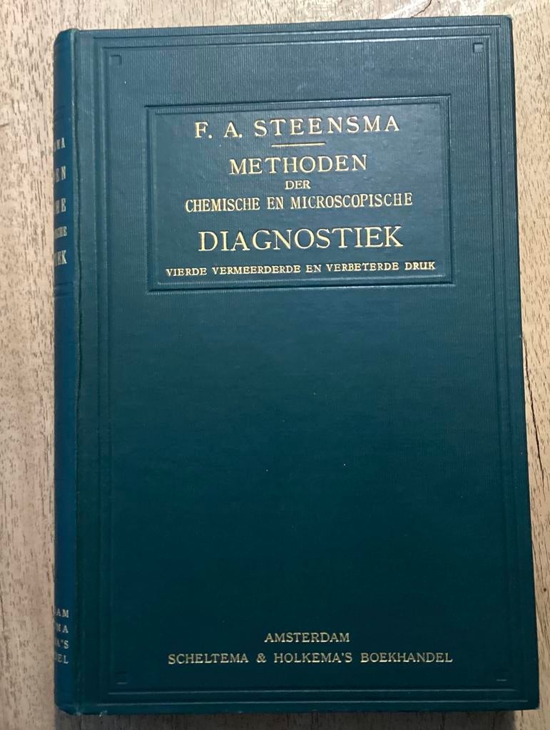 Methoden der Chemische/Microscopische diagnostiek Steensma, Ophalen of Verzenden