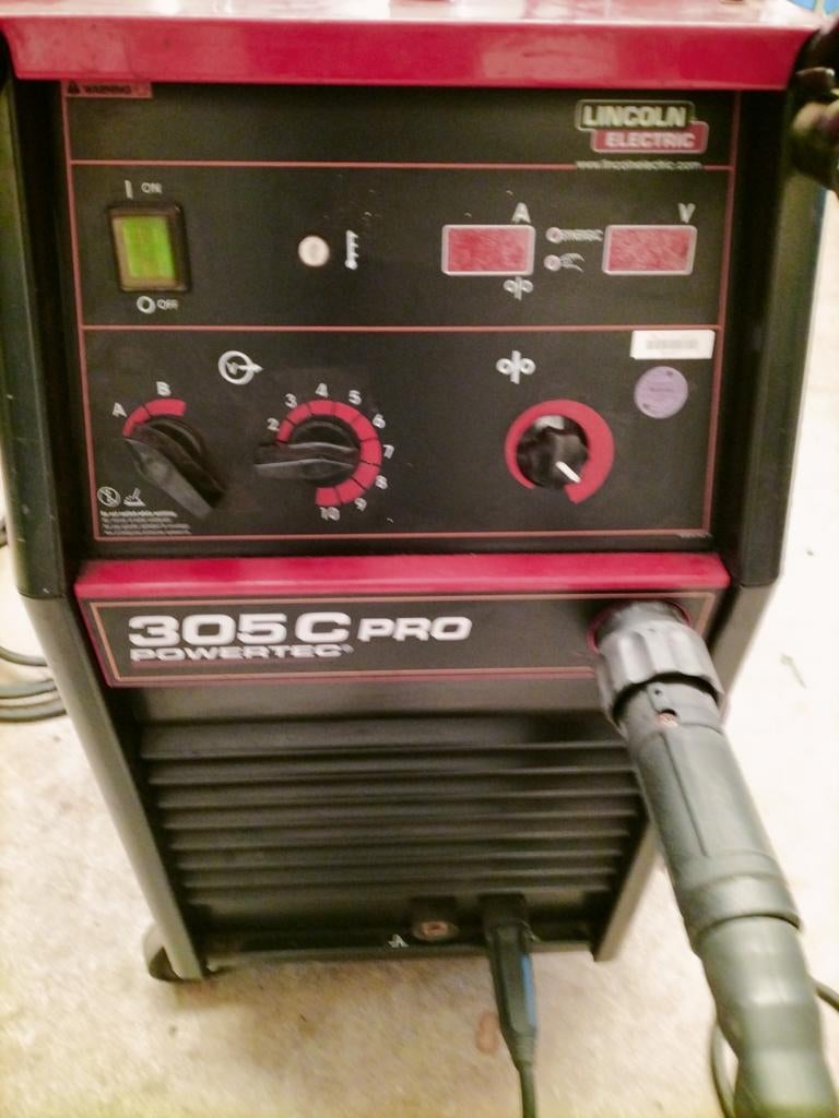 Lincoln lasapparaat Powertec 305CPRO, Doe-het-zelf en Verbouw, Gereedschap | Lasapparaten, Ophalen, Gebruikt, 250 ampère of meer