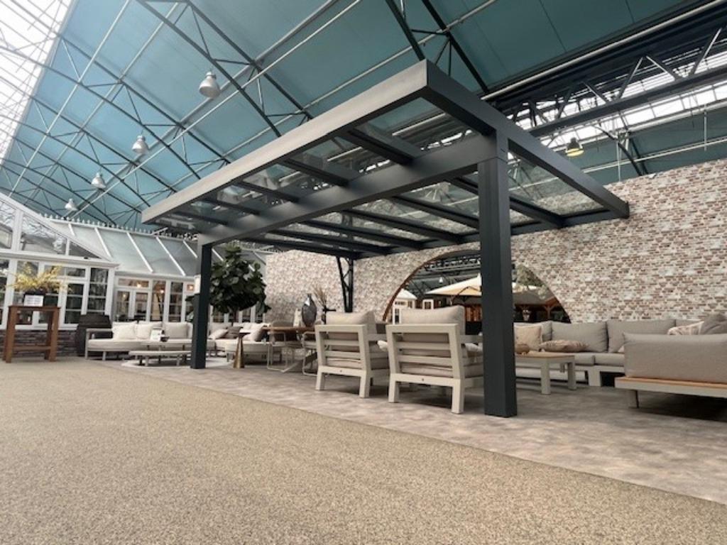 Showroommodel | Aluxe Ultraline Glas Overkapping, Ophalen, Gebruikt, Veranda