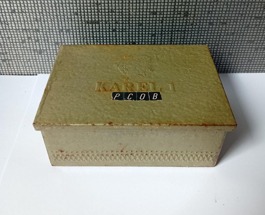 vintage karel 1 sigaren blik, Verzamelen, Blikken, Ophalen of Verzenden, Gebruikt, Overige