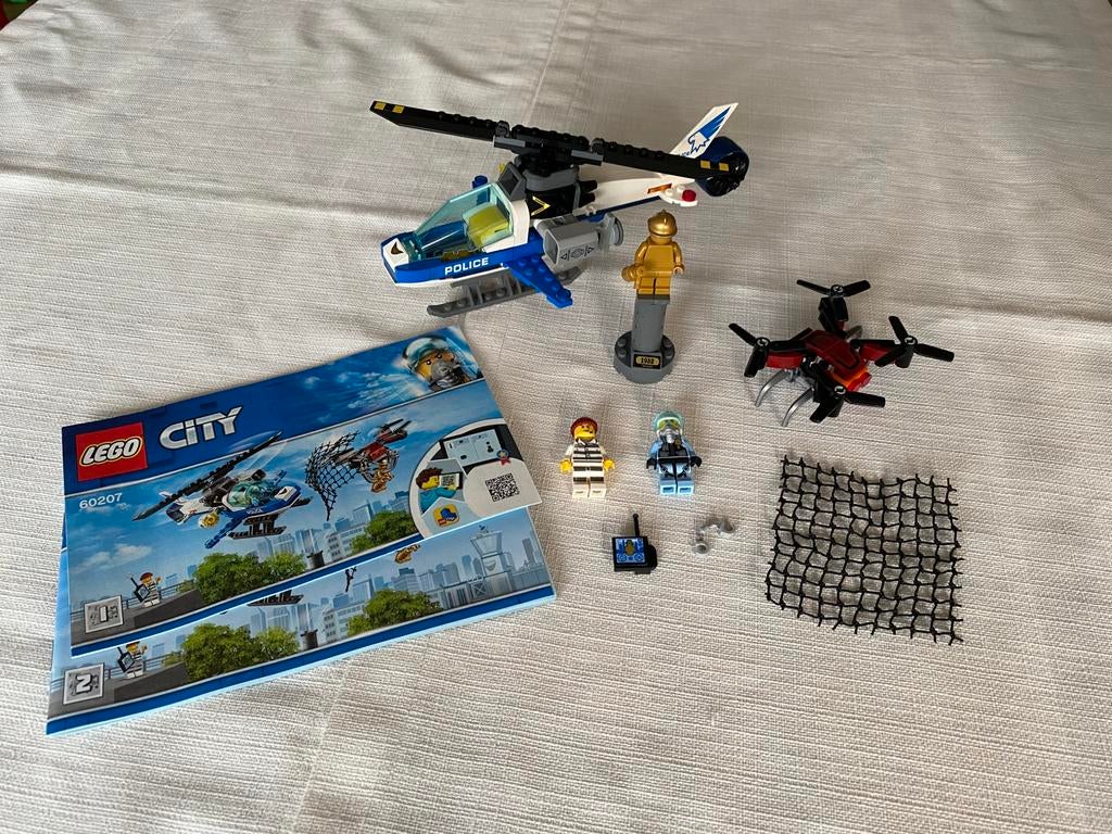 Lego 60207 Luchtpolitie drone achtervolging, Ophalen of Verzenden, Gebruikt, Complete set, Lego