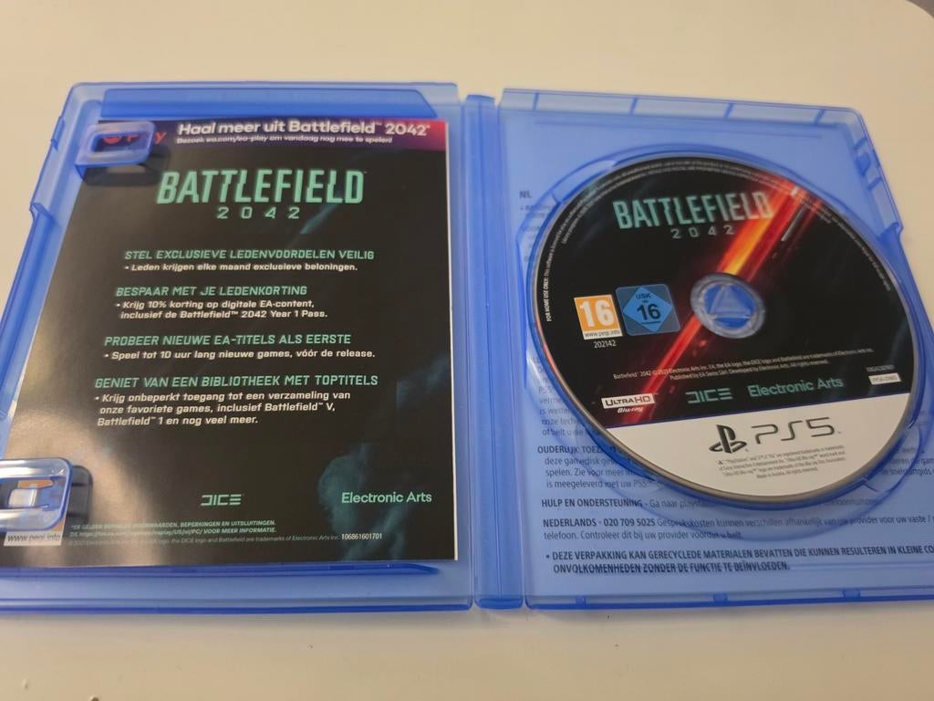 Battlefield 2042 voor Playstation 5 krasvrij Lees Goed Aub, Electronic Arts, Ophalen of Verzenden, Zo goed als nieuw, Electronic Arts EU