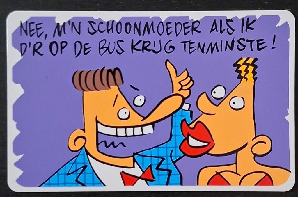 Telefoonkaart M'n schoonmoeder ongebruikt, Ophalen of Verzenden, Nederland