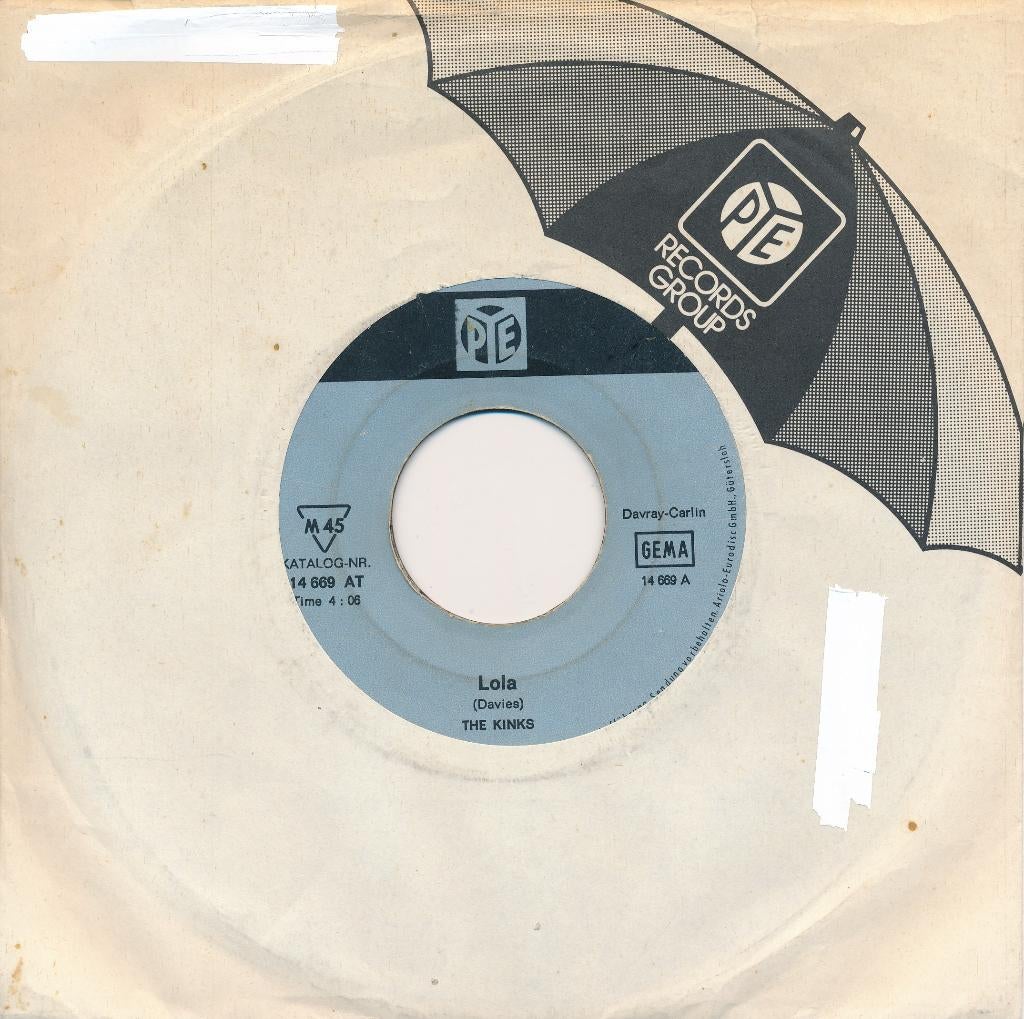 1918 Kinks - Lola (1970), Cd's en Dvd's, Vinyl Singles, Gebruikt, 7 inch, Single, Ophalen of Verzenden