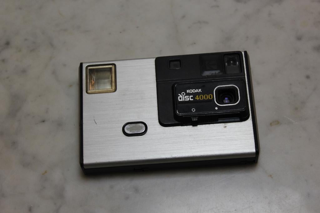 Vintage Kodak Disc 4000 Zilver Aluminium / Zwart Camera, Audio, Tv en Foto, Fotocamera's Analoog, Ophalen, Gebruikt, Compact, Kodak