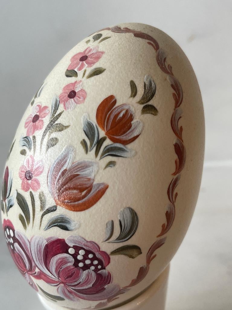 Beschilderd ganzen ei / Paasei, Ophalen of Verzenden