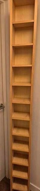 Ik zoek een cd/dvd-kast van Ikea (Gnedby) kleur: zie foto, Ophalen, Hout, Cd's of Dvd's