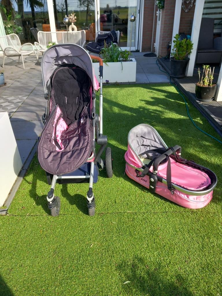 Mooie roze Joolz kinderwagen en buggy, compleet gereinigd, Ophalen of Verzenden