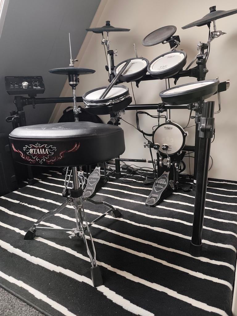 Overcompleet drumstel Roland td 25K met Roland SPD-SX, Ophalen, Gebruikt, Roland, Elektronisch