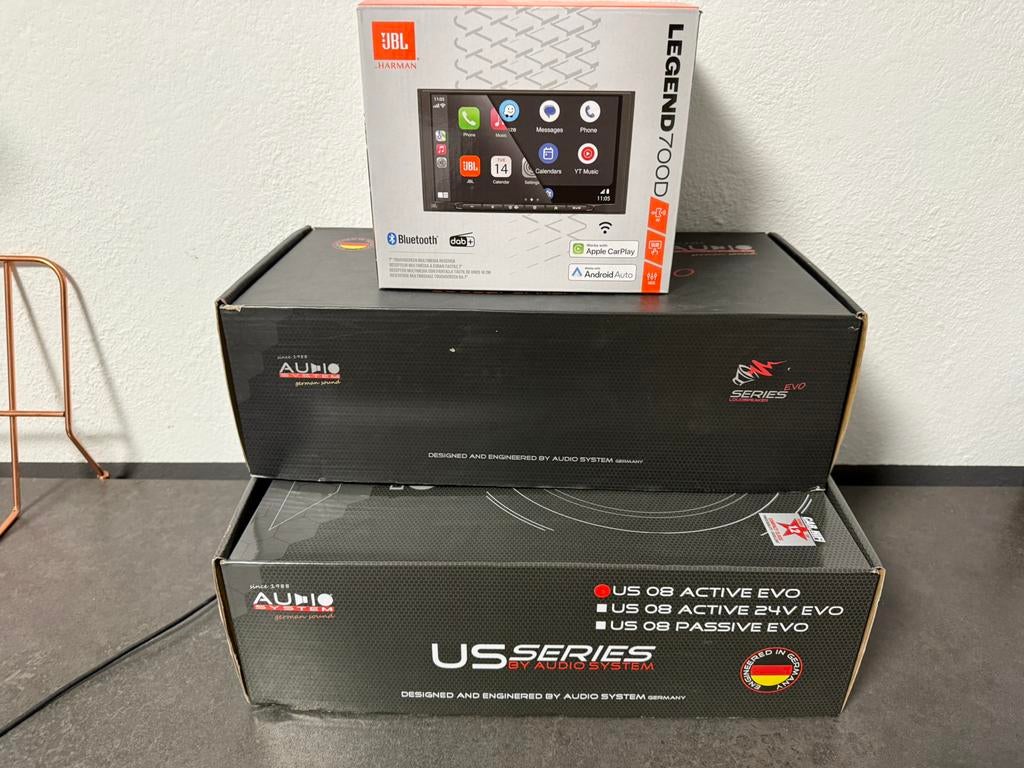 🔊 Complete Audio Installatie – Topgeluid! JBL + Audio Syste, Auto diversen, Ophalen of Verzenden, Zo goed als nieuw