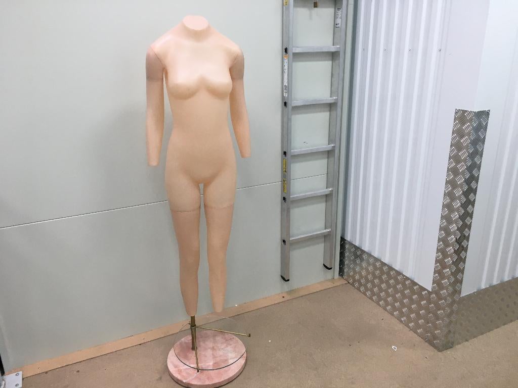 Etalagepop "Hans Boodt" vrouw retro paspop, Ophalen, Gebruikt, Paspop