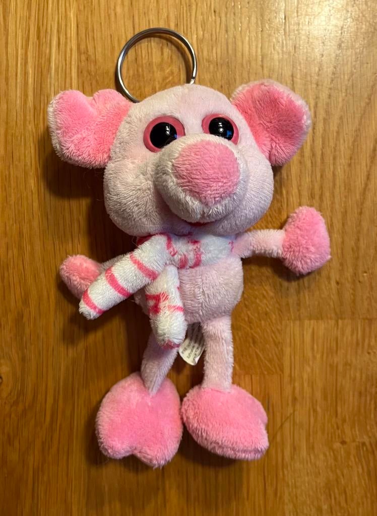 Sleutelhanger roze varkentje, schoon netjes, niet gebruikt, Ophalen of Verzenden, Zo goed als nieuw