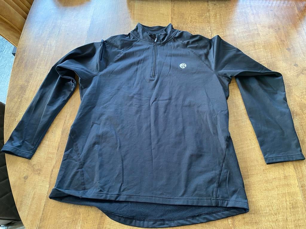 Zwart sportshirt lange mouwen maat L, Kleding | Dames, Sportkleding, Zwart, Maat 42/44 (L), Nieuw, Ophalen of Verzenden