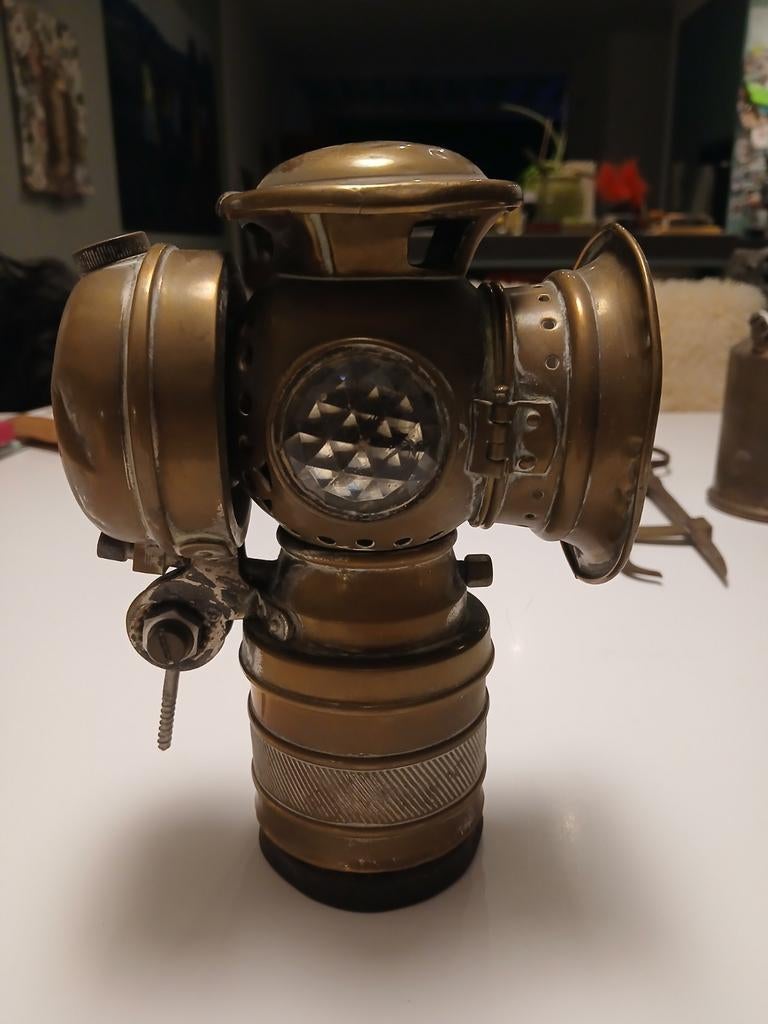 .Oude fietslamp., Ophalen of Verzenden