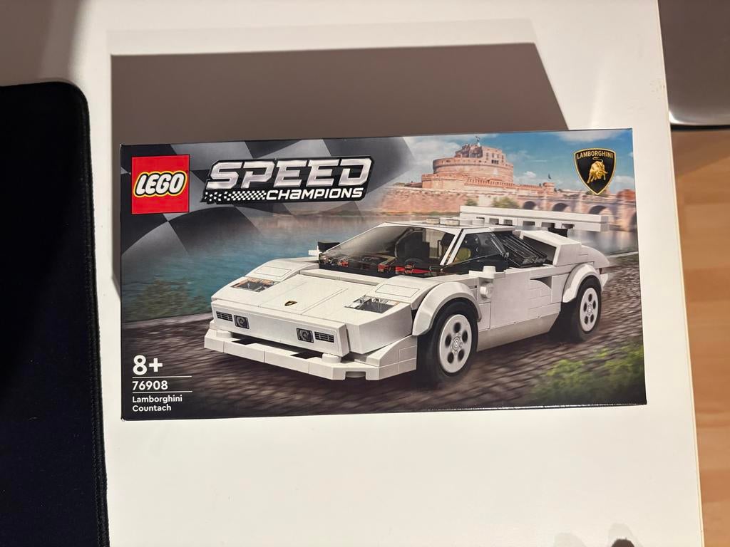 Lego Speed Champions Lamborghini Countach 76908, Ophalen of Verzenden, Zo goed als nieuw, Complete set, Lego