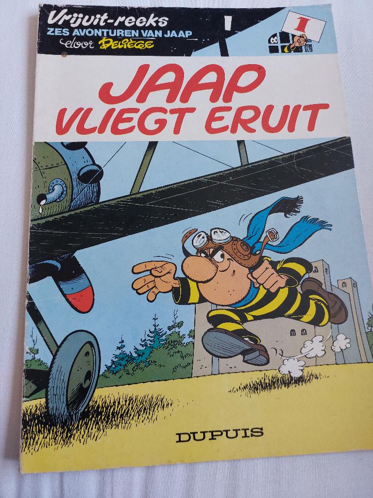 Jaap vliegt eruit, Eén stripboek, Ophalen of Verzenden