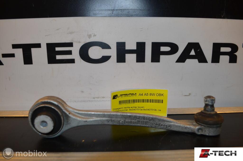 Draagarm rechts voor Audi A4 A5 8w0407510a 8w0407510b -e, Audi, Gebruikt, Audi, Ophalen of Verzenden