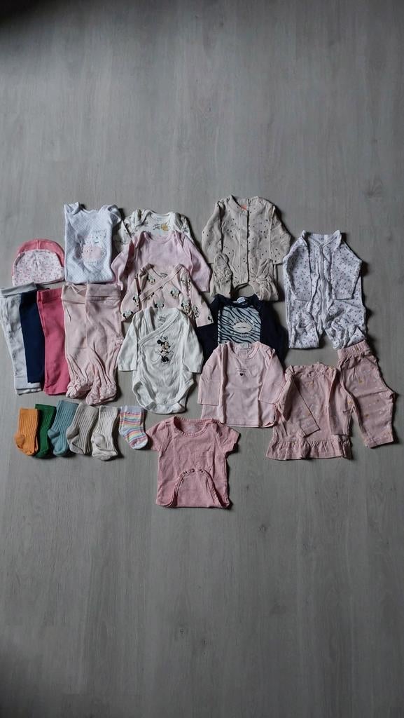 Babypakket kleding maat 50-56, Kinderen en Baby's, Babykleding | Overige, Ophalen of Verzenden, Gebruikt, Diverse, Meisje