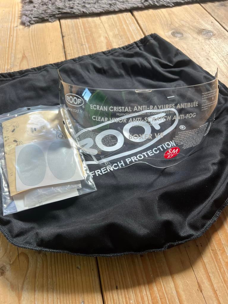 Roof boxer v8 helder vizier maat S/M - NIEUW!, Motoren, Kleding | Motorhelmen, Ophalen of Verzenden, Nieuw met kaartje, S, Overige merken