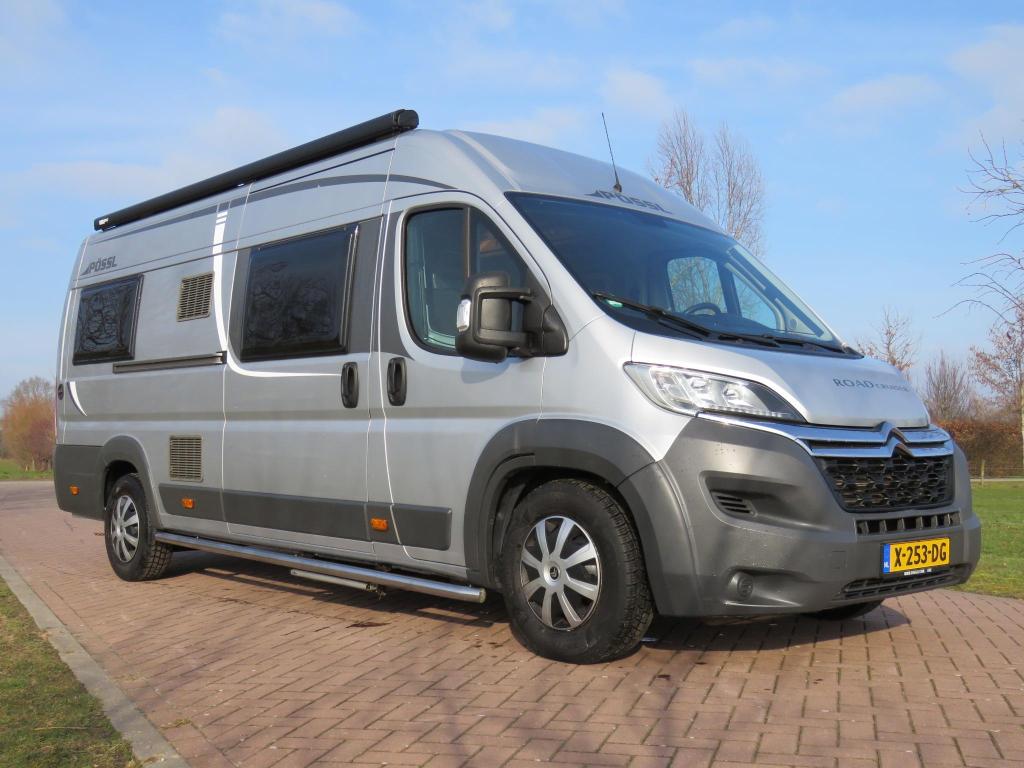 Pössl Roadcruiser 640 enkele bedden 150 Pk softclos, Caravans en Kamperen, Luifel, Ringverwarming, Pössl, 6 tot 7 meter