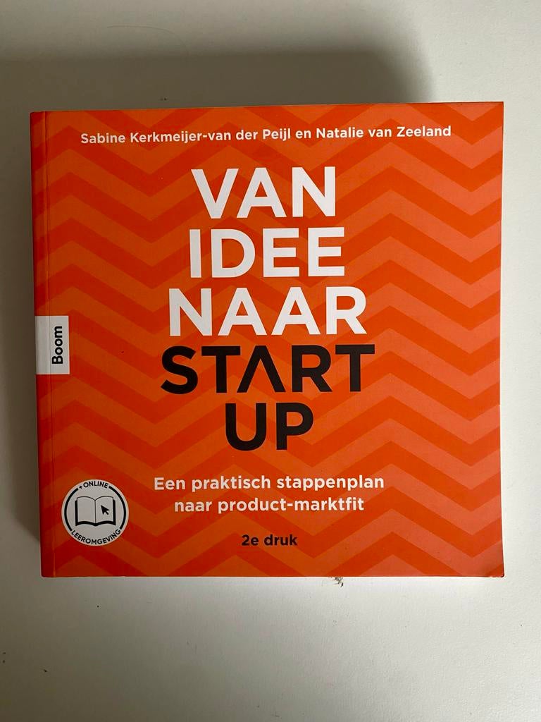 Studieboek: Van idee naar start-up, Ophalen of Verzenden, Gamma, Gelezen, HBO