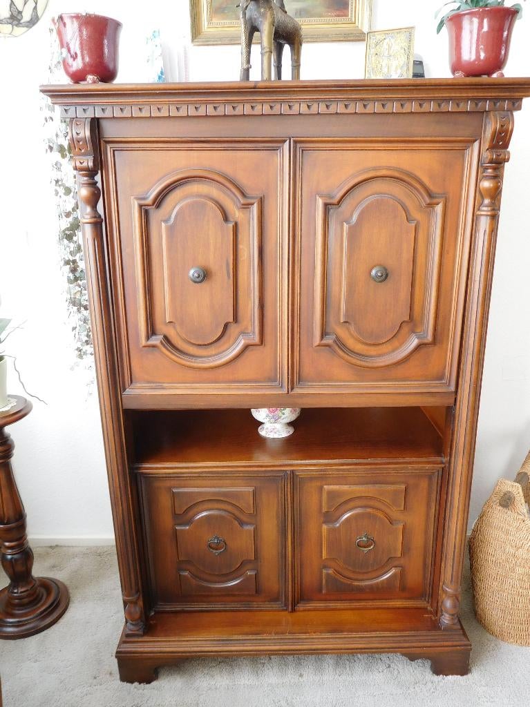 TV kast, Huis en Inrichting, Kasten | Televisiemeubels, Ophalen, Gebruikt, 50 tot 100 cm, Overige houtsoorten